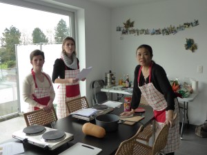 Foto van begin van de Thaise kookles