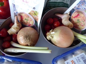 Foto van ingrediënten voor het Thais koken