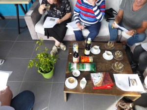 Foto van de kaffirlimoenboom in een living