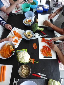 Foto van een Thaise kookles