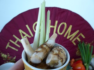 Foto van galanga en citroengras