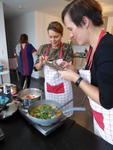 Foto van deelnemers van de Thaise workshop