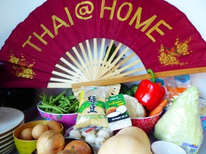 Foto van Thaise waaier Thai@Home met groenten