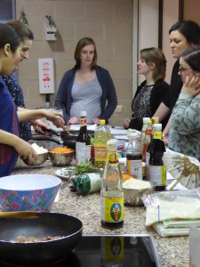 Foto van kookeiland met Thaise produkten