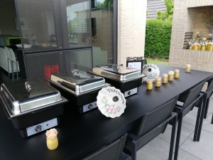 Chaffingschalen voor buffet
