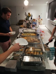 Thais buffet met loempia's