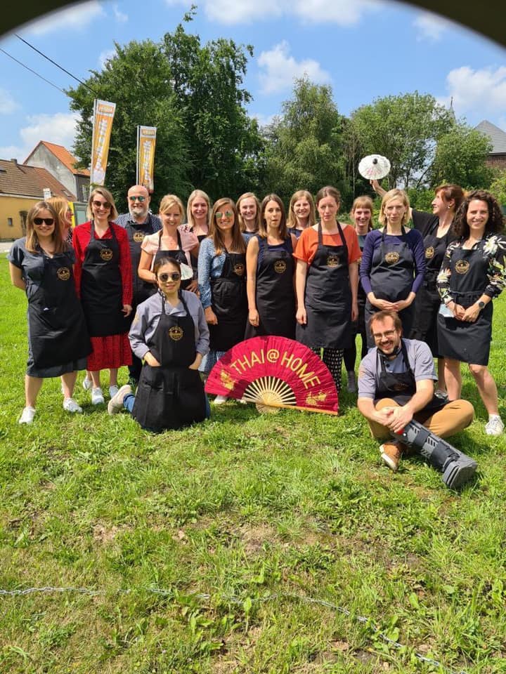 Foto van teambuilding thais koken